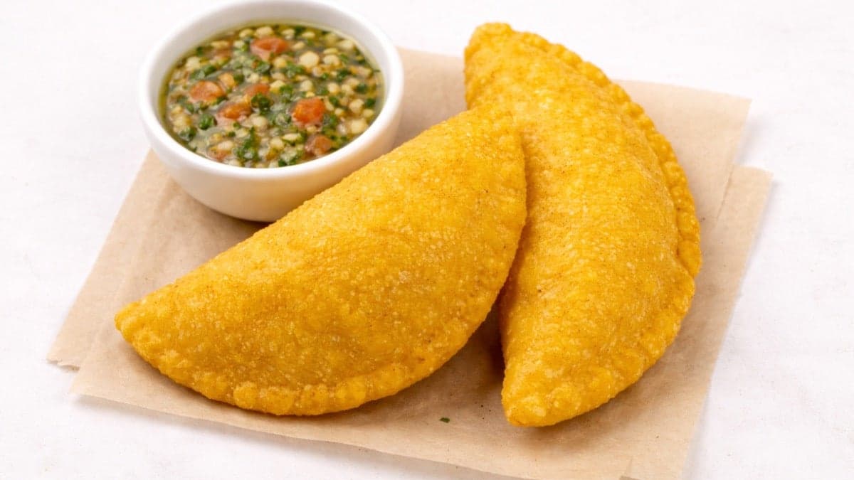 Golden Colombian beef empanadas served with house dipping sauce